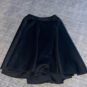 Black skater skirt